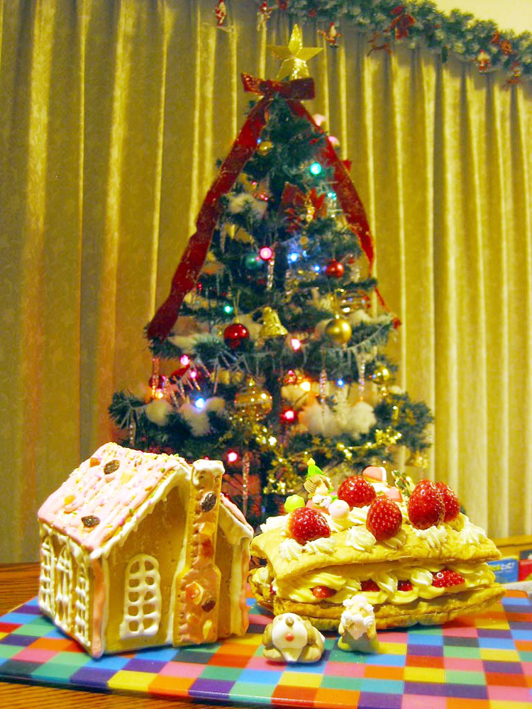 お菓子の家　クリスマス